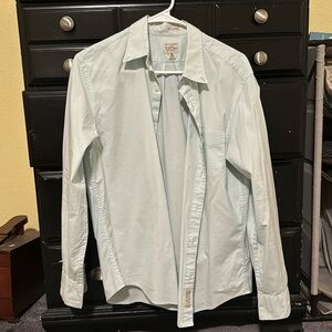 Light sky blue mens medium j. Crew slim untucked button down shirt